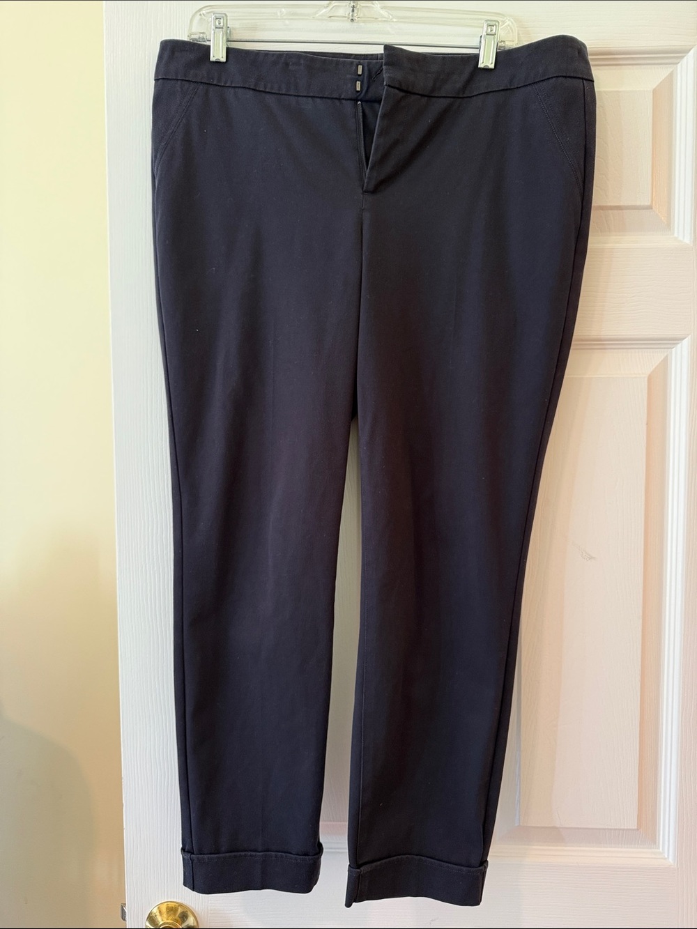 Ecru Black Pants Size 12